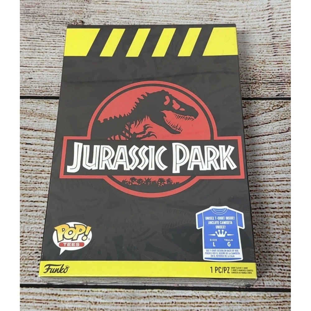 Funko Pop! Tees Jurassic Park Limited Edition T-Shirt Size Large NEW Sealed Box